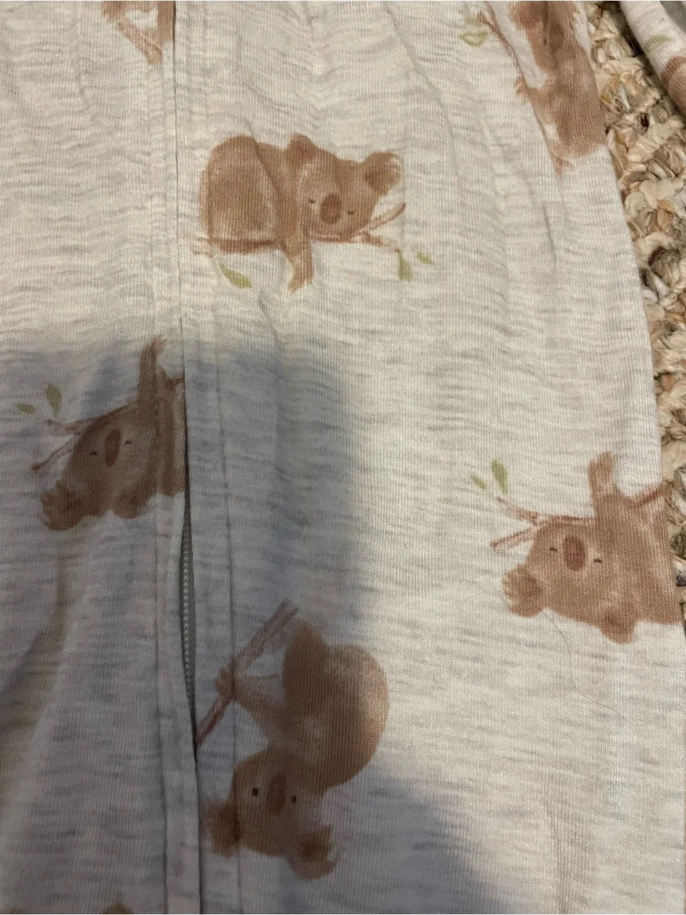 Carter's Cream Footed One-Piece with 🐨 Bears